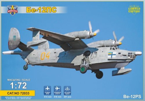 Przejdź do produktu MODELSVIT 72033 - 1:72 Beriev Be-12PS