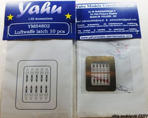 Przejdź do produktu YAHU YMS4802 - 1:48 Luftwaffe zatrzaski fototrawione