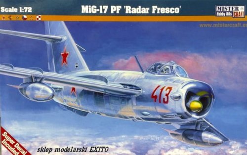 Przejdź do produktu MISTERCRAFT C29 - 1:72 MiG-17 PF Radar Fresco