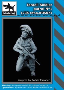 BLACK DOG F35071 - 1:35 Israeli Soldier patrol Nr.1