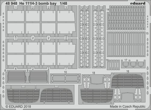 Przejdź do produktu EDUARD 48948 - 1:48 He 111H-3 bomb bay