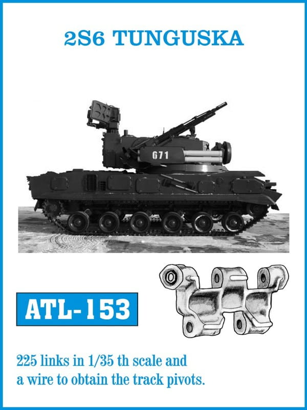 Przejdź do produktu Friulmodel ATL-153 - 1:35 Metalowe gąsienice 2S6 Tunguska