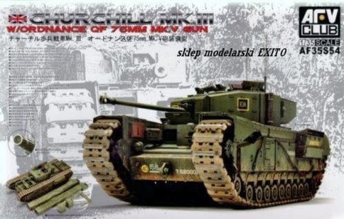 Przejdź do produktu AFV CLUB 35S54 - 1:35 Churchill Mk.III w/ Ordnance QF 75mm Mk.V Gun