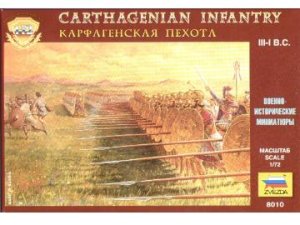 ZVEZDA 8010 - 1:72 Carthagenian Infantry