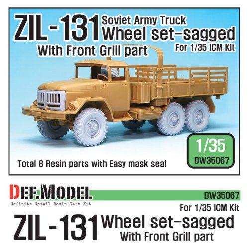 Przejdź do produktu DEF MODEL DW35067 - 1:35 ZIL-131 Truck Sagged Wheel set