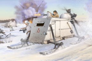TRUMPETER 02321 - 1:35 Soviet NKL-26 Armoured Aerosan