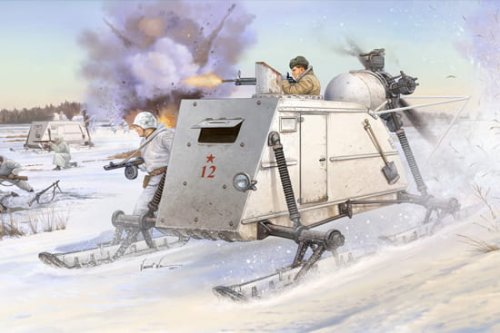 Przejdź do produktu TRUMPETER 02321 - 1:35 Soviet NKL-26 Armoured Aerosan