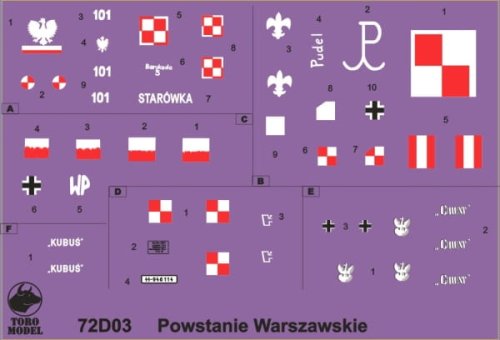 Przejdź do produktu TORO MODEL 72D03 - 1:72 Pojazdy opancerzone Powstania Warszawskiego