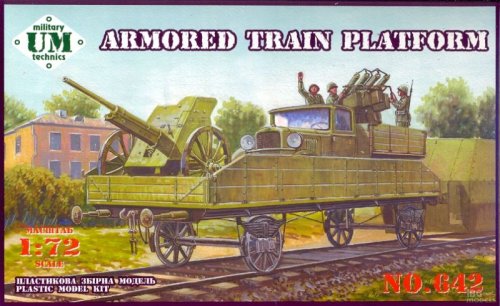 Przejdź do produktu UNIMODELS UM-MT 642 - 1:72 Armored Train Platform