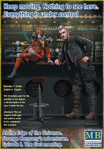 Przejdź do produktu MASTER BOX 24034 - 1:24 Keep moving, Nothing to see here - At the Edge Universe, Strange Company adventures, Episode I , the first meeting