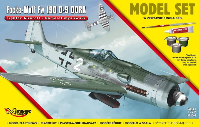 Przejdź do produktu MIRAGE 872062 - 1:72 Focke Wulf Fw 190D-9 - Model Set