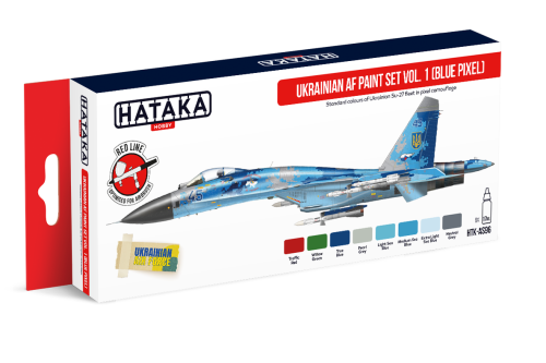 Przejdź do produktu HATAKA AS96 - Zestaw farb Ukrainian AF vol.1 Blue Pixel