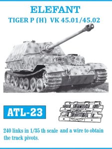 Friulmodel ATL-023 - 1:35 Metalowe gąsienice Elefant / Tiger P (H) VK 45.01 / 45.02