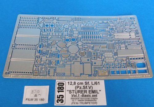 Przejdź do produktu ABER 35180 - 1:35 12,8cm Sf.L/61 (Pz.Sf.V) Sturer Emil, vol.1 Basic set