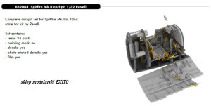 EDUARD 632064 - 1:32 Spitfire Mk.II cockpit