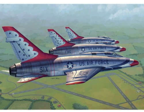 Przejdź do produktu TRUMPETER 02822 - 1:48 F-100D in Thunderbirds livery