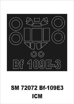 Przejdź do produktu MONTEX SM72072 - 1:72 Messerschmitt Bf-109 E3