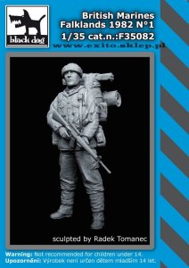 BLACK DOG F35082 - 1:35 British Marines Falklands 1982 N°1