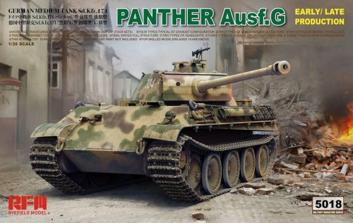 Przejdź do produktu RYE FIELD MODEL 5018 - 1:35 Panther Ausf.G Early/ Late