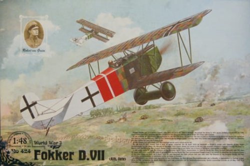 Przejdź do produktu RODEN 424 - 1:48 Fokker D.VII Alb late