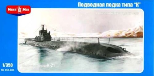 Przejdź do produktu MIKROMIR 350003 - 1:350 WWII Soviet submarine K-21