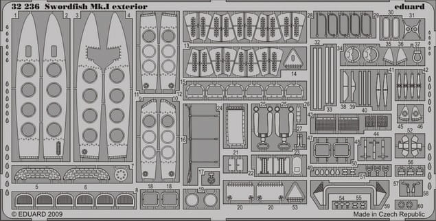 Przejdź do produktu EDUARD 32236 - 1:32 Swordfish Mk.I exterior