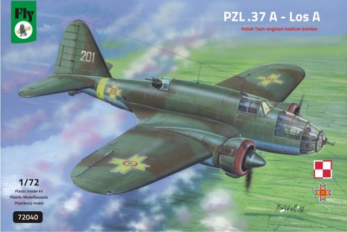 Przejdź do produktu FLY 72040 - 1:72 PZL.37A - Łoś A
