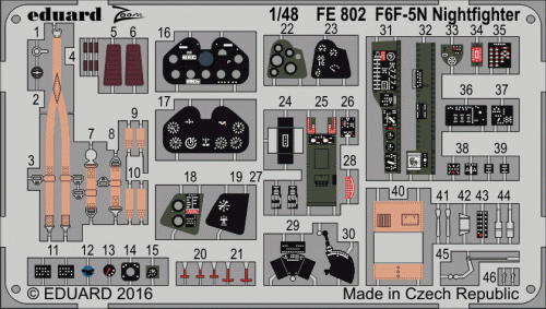Przejdź do produktu EDUARD FE802 - 1:48 F6F-5N Nightfighter