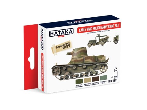 Przejdź do produktu HATAKA AS11 - Zestaw farb Early WW2 Polish Army
