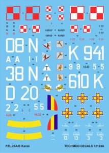 TECHMOD 72124 - 1:72 PZL.23 A/B Karaś