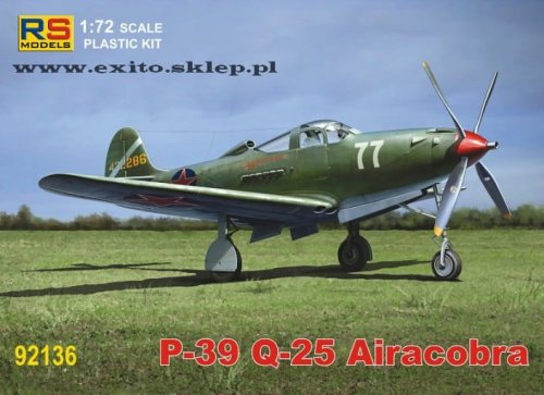 Przejdź do produktu RS MODELS 92136 - 1:72 P-39 Q-25 Airacobra