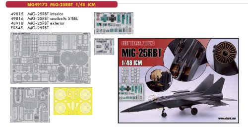 Przejdź do produktu EDUARD BIG49173 - 1:48 MiG-25RBT