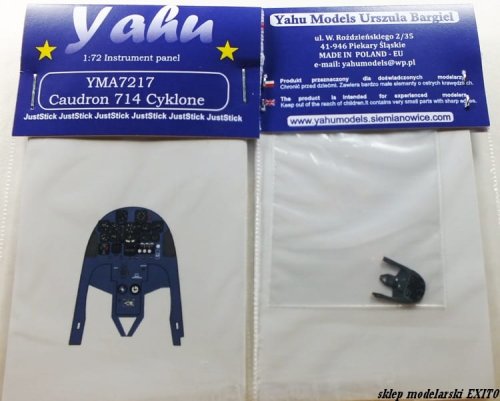 Przejdź do produktu YAHU YMA7217 - 1:72 Caudron C.714 Cyclone tablica przyrządów