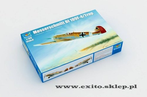 Przejdź do produktu TRUMPETER 02293 - 1:32 Messerschmitt Bf 109F-4/Trop