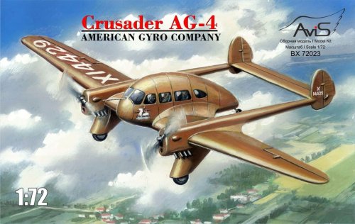 Przejdź do produktu AVIS BX72023 - 1:72 Crusader AG-4 American Gyro Company