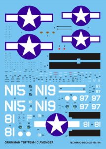 TECHMOD 48070 - 1:48 Grumman TBF/TBM-1C Avenger