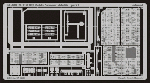 Przejdź do produktu EDUARD 35438 - 1:35 M-113 IDF Zelda armour shields