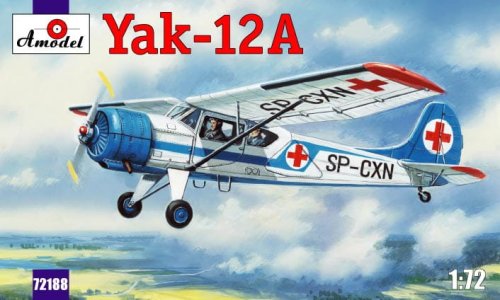 Przejdź do produktu AMODEL 72188 - 1:72 Yak 12 A
