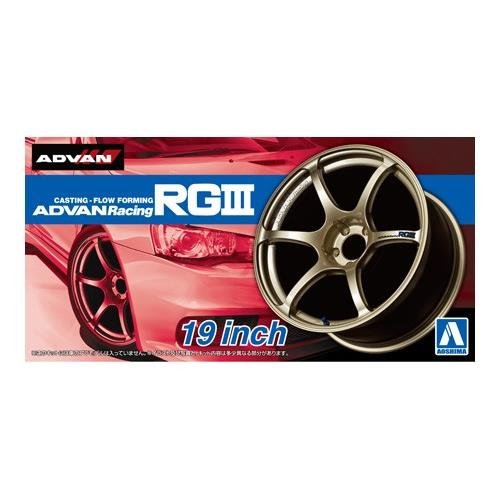 Przejdź do produktu AOSHIMA 05329 - 1:24 Felgi + Opony Advan Racing RG3