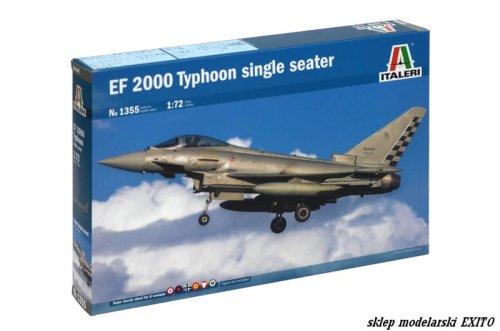 Przejdź do produktu ITALERI 1355 - 1:72 EF 2000 Typhoon single seater