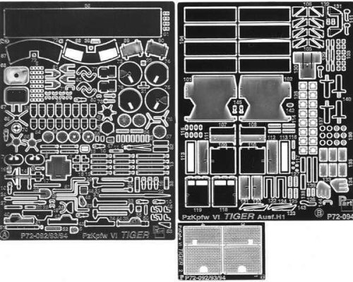 Przejdź do produktu PART P72094 - 1:72 Tiger I Ausf.H1 conversion