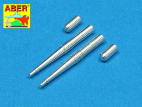 Przejdź do produktu ABER A48022  - 1:48 Set of 2 barrels for Hispano 20mm machine cannons for Spitfire (C wing)