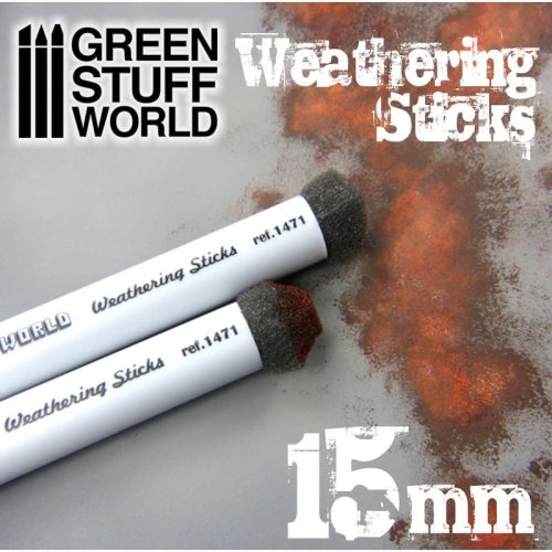 Przejdź do produktu GREEN STUFF 9312 - Gąbkowe patyczki do weatheringu, średnica 15 mm, 2szt