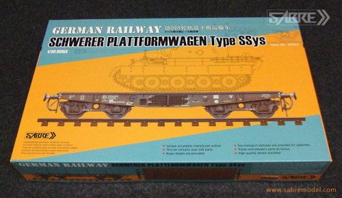 Przejdź do produktu SABRE 35A02 - 1:35 German Railway Schwerer Platformwagen Type Ssys