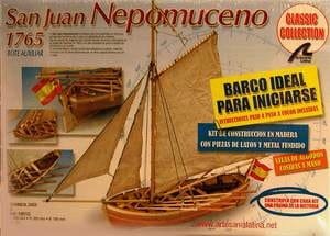 Przejdź do produktu ARTESANIA LATINA 18010 - 1:25 San Juan Nepomuceno - szalupa