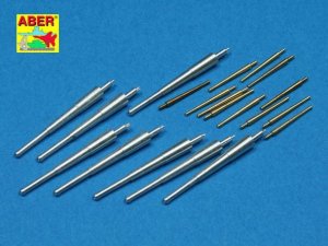 ABER 1:350L-42  - 1:350 Set of barrels for US Navy Saratoga, Lexington (203mm-pcs, 127mm-12 pcs)