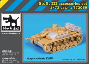 BLACK DOG T72059 - 1:72 StuG III accessories set
