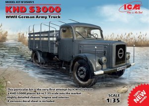 ICM 35451 - 1:35 KHD S3000 - WWII German Army Truck