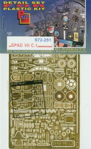 PART S72251 - 1:72 Spad VII C.1