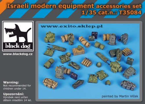 Przejdź do produktu BLACK DOG T35084 - 1:35 Israeli modern equipment accessories set